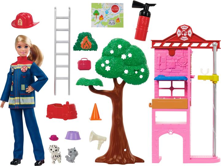 Produktbild Barbie Feuerwehr Spielset