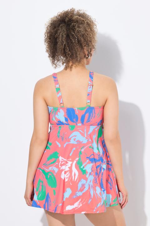 Produktbild Ulla Popken Badekleid, Blüten, Bügel-Softcups, kunstvolle Träger (54)