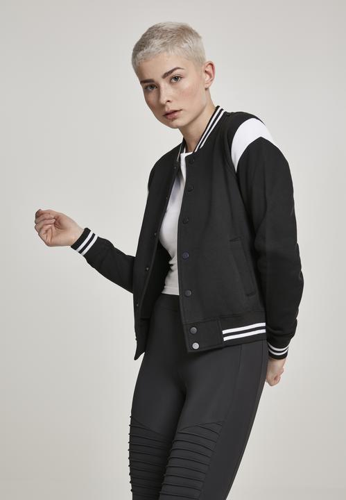 Actual product image Urban Classics Ladies Inset College Sweat Jacket (S)