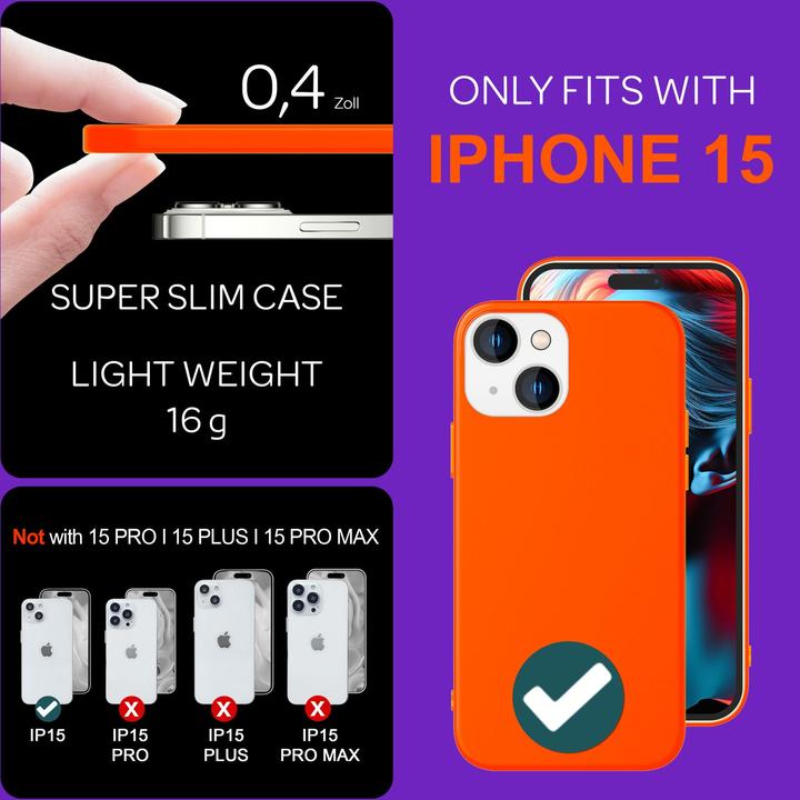 Productafbeelding Nalia Neon Silicone Mouw (Apple iPhone 15)