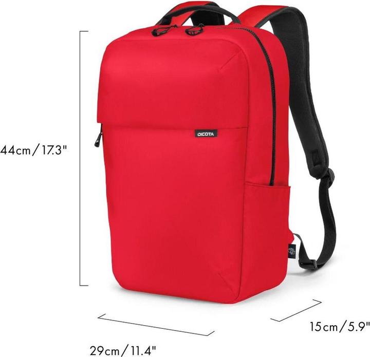 Immagine prodotto Dicota Zaino COMMUTER 13-16 ROSSO (16 l)
