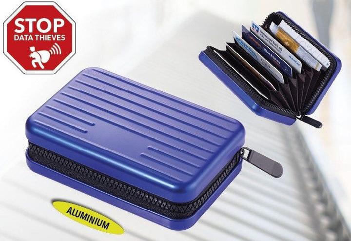 Produktbild Troika Visitenkartenetui Kartenkoffer Blau