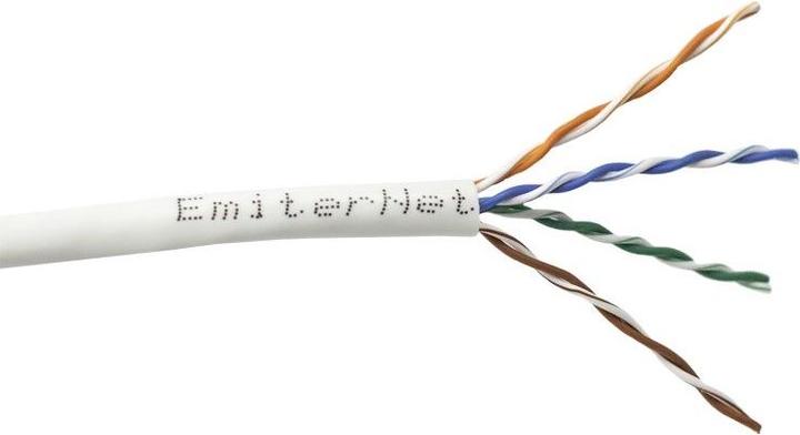 Actual product image No Name Emitter Net UTP (U/UTP) Cat.5e 350MHz cable 4x2x24AWG cable (U/UTP, CAT5e, 305 m)