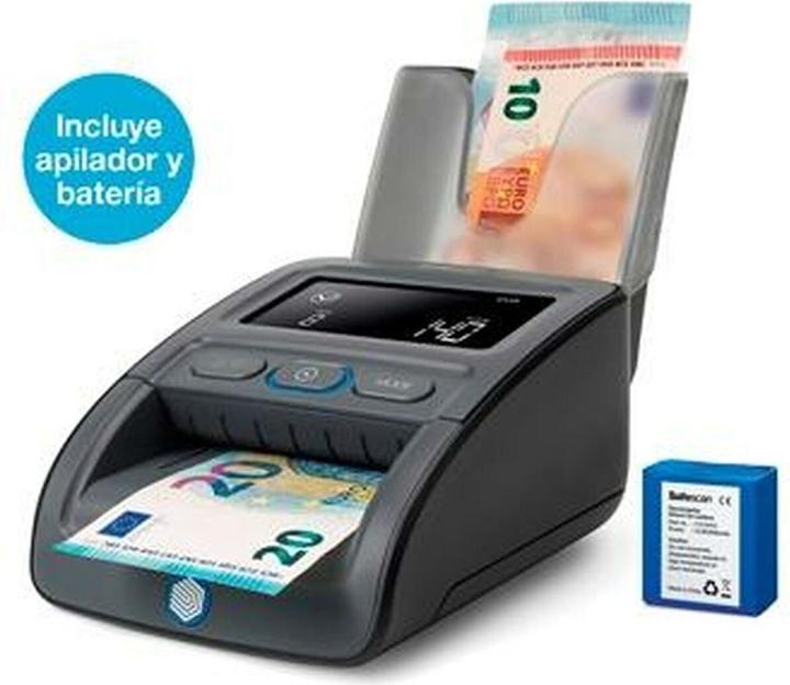 Immagine prodotto Safescan 155-S Komplett SET Geldprüfgerät Batterie & Stapler (Validatore di banconote)