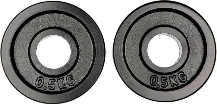 Image du produit Hammer Fitness Disques de poids 2 x 0,5 kg + 2 x 1,25 kg (2 x 0,5 kg)