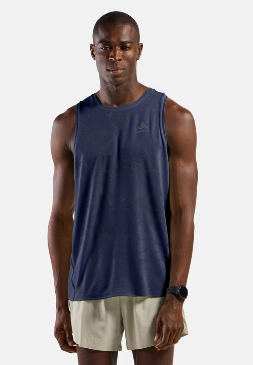 Produktbild Odlo Herren Zeroweight Engineered Chill-Tec Ärmelloses T-Shirt (L)