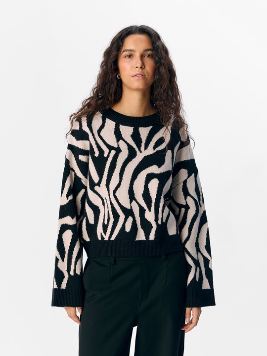 Actual product image Object Gemusterter Strickpullover (L)