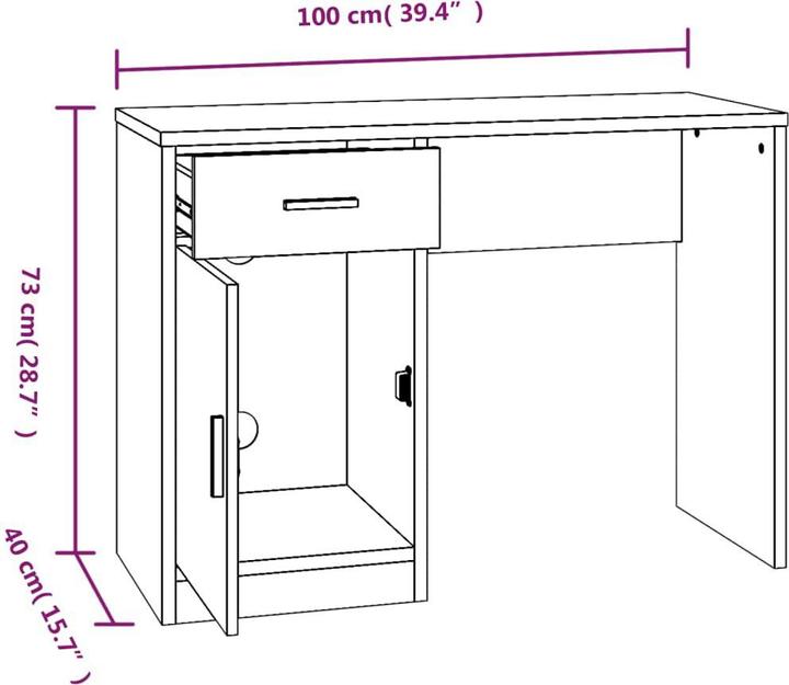 Immagine prodotto vidaXL Noel (100 x 40 x 73 cm)