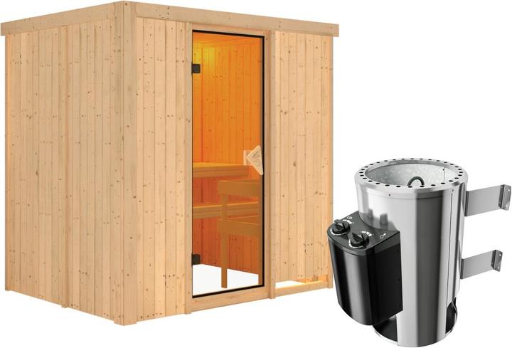 Actual product image Karibu Fanja without roof rim (Plug & Play 3.6 KW internal control)