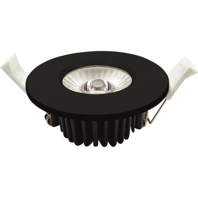 Ledxon, Wandleuchte + Deckenleuchte, Einbaust EDOS flat sw 7008123 6W 520lm 3000K DA68 ET30 IP44 dim Konv.