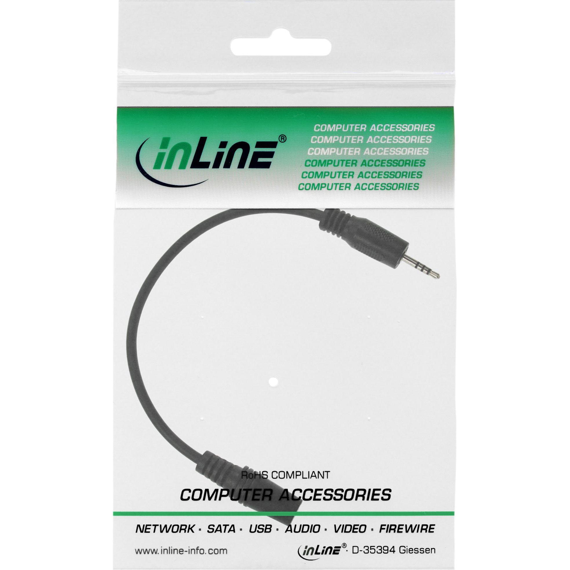Thumbnail - InLine 2.5mm – 3.5mm (3 m, 2.5mm), Audio Kabel