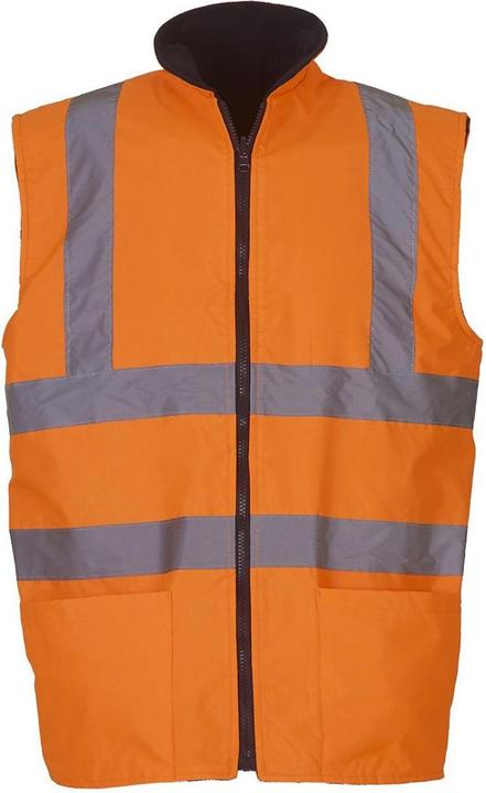 Produktbild Yoko Workwear HiVis reversible Fleece Weste (2 StückPackung)