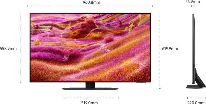 Actual product image Samsung QE43QN90F (43", QN90F, NeoQLED, Mini-LED, 4K, 2025)
