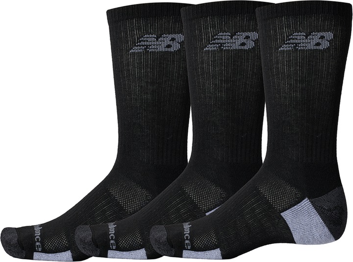Actual product image New Balance Performance Cushioned Crew 3 Pack (M)
