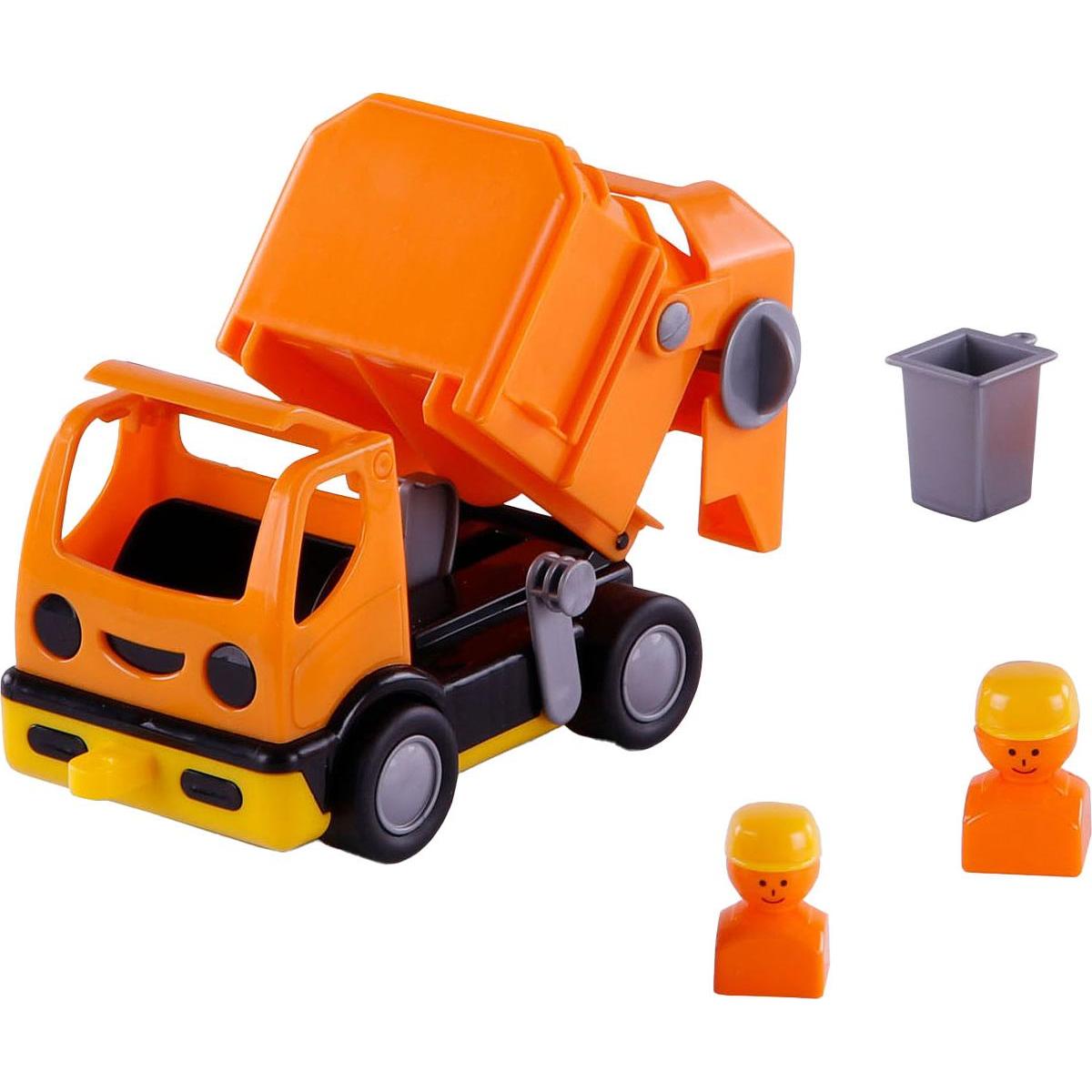 Thumbnail - Polesie Cavallino Mein erster Müllwagen Orange, 19 cm