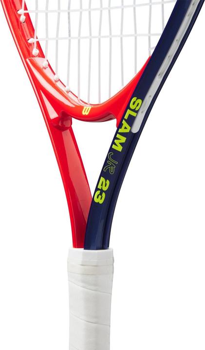 Produktbild Wilson Slam Junior 23 Boys Tennisschläger rot-gelb besaitet 205g L0 NEU (0, 200 g)