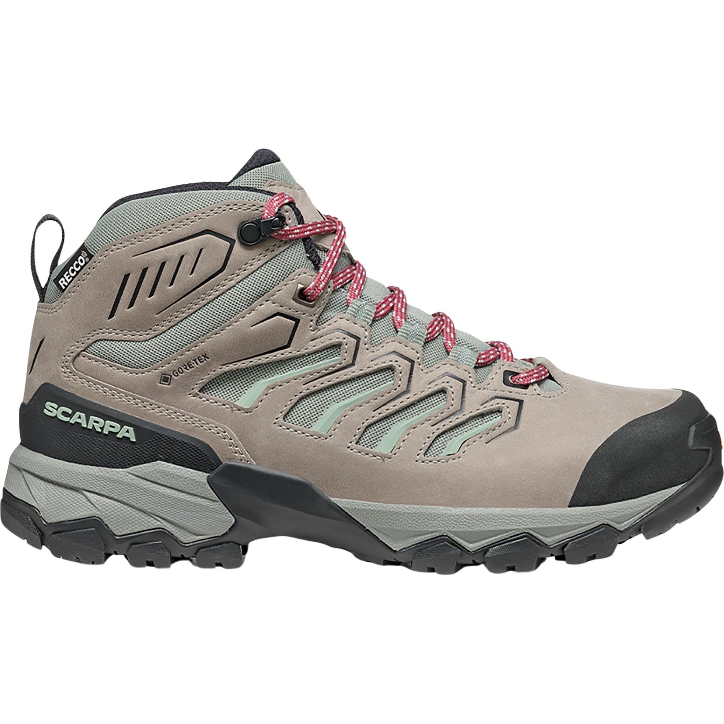Scarpa, Damen, Wanderschuhe, Women's Moraine Mid GTX (40.5), Grau