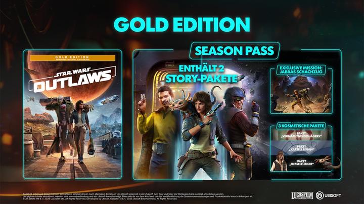 Produktbild Ubisoft Star Wars Outlaws - Gold Edition (Switch 2, DE, IT, FR)