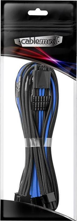 Produktbild CableMod C-Series Pro ModMesh 12VHPWR auf 3x PCI-e Kabel für Corsair - 60cm, schwarz/blau