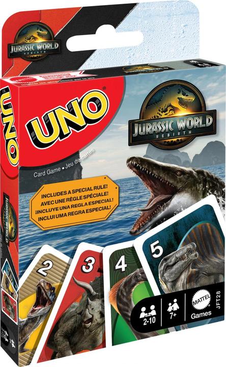 Produktbild UNO Uno Jurassic World 4 (Deutsch, Multilingual, 2 - 10 Spieler)