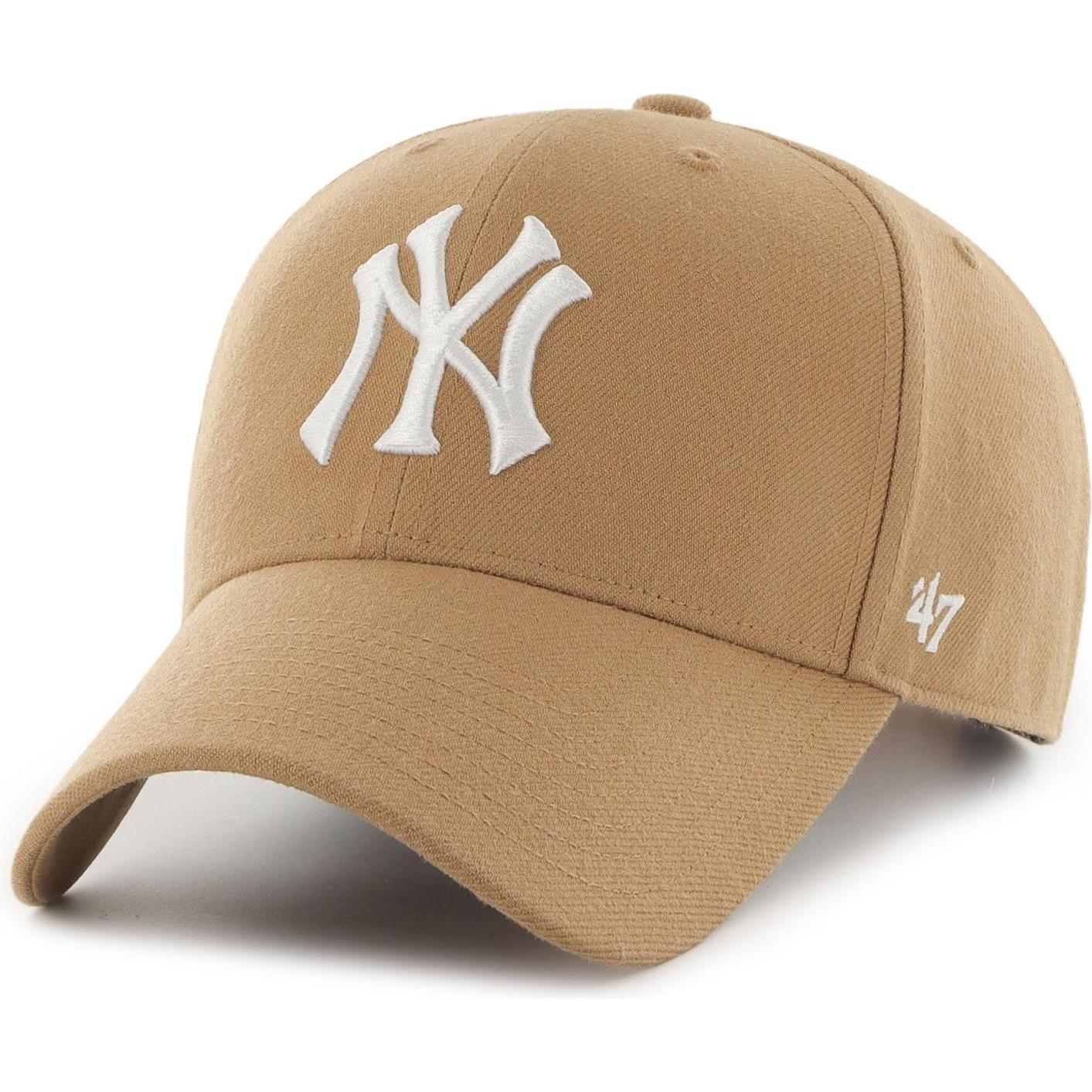 47 Brand, Herren, Cap, MLB New York Yankees, Beige, (One Size)