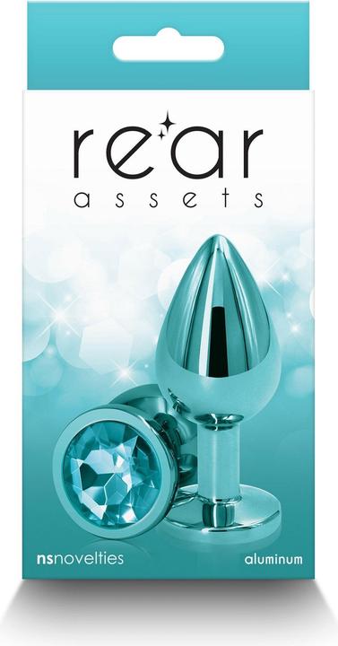 Produktbild NS Novelties Plug bijou aluminium chromé vert M