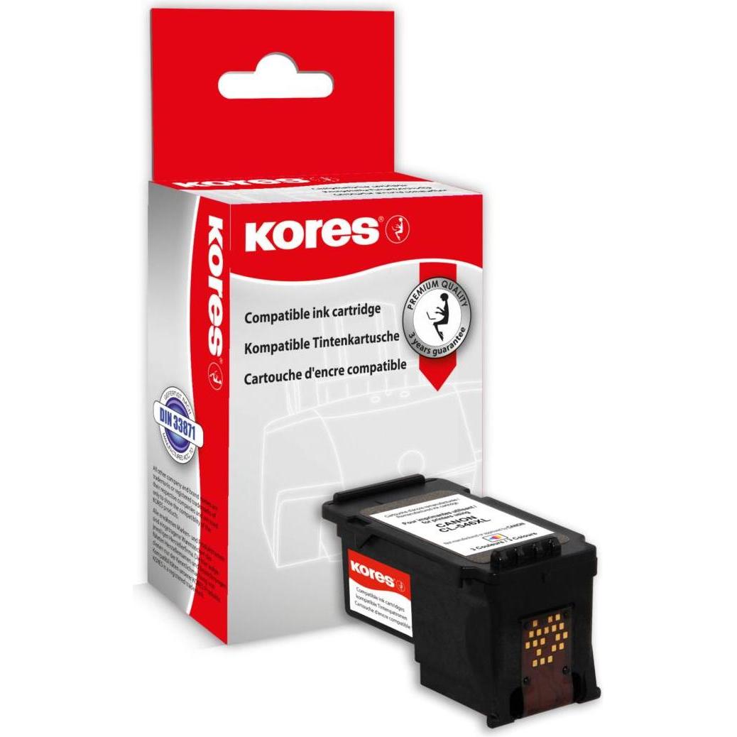 Kores, Cartucce, L'inchiostro ricaricato G1563MC sostituisce Canon CL-546XL contenuto colorato 3 x 5 ml gruppo