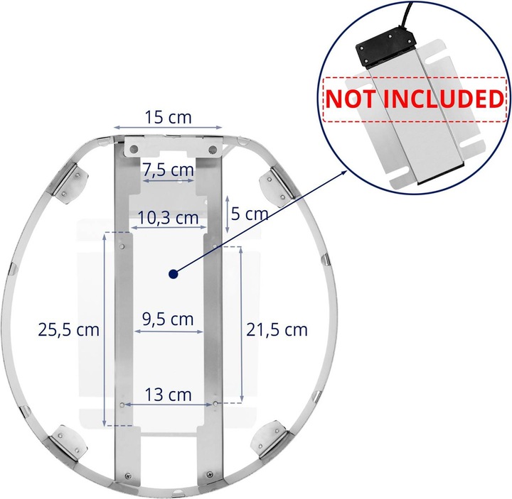 Produktbild Royal Catering Chafing Dish Warmhaltebehälter Rechaud rund mit Sichtfenster 5,5 L
