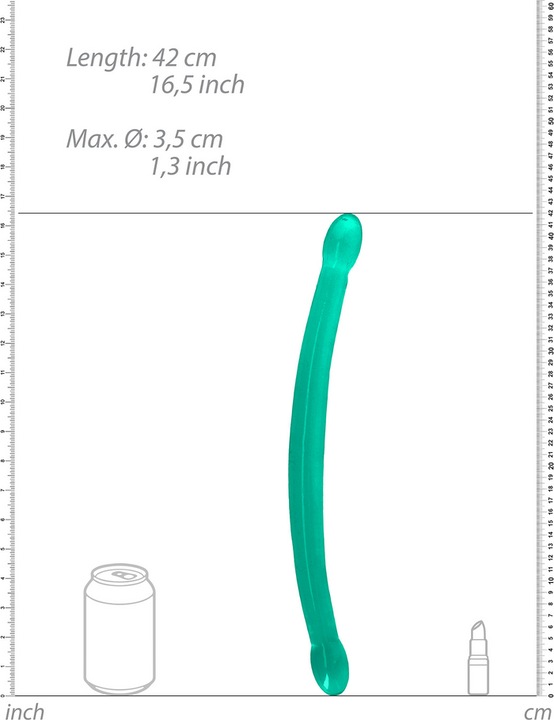 Actual product image RealRock Non Realistic Double Dong 17" / 42cm