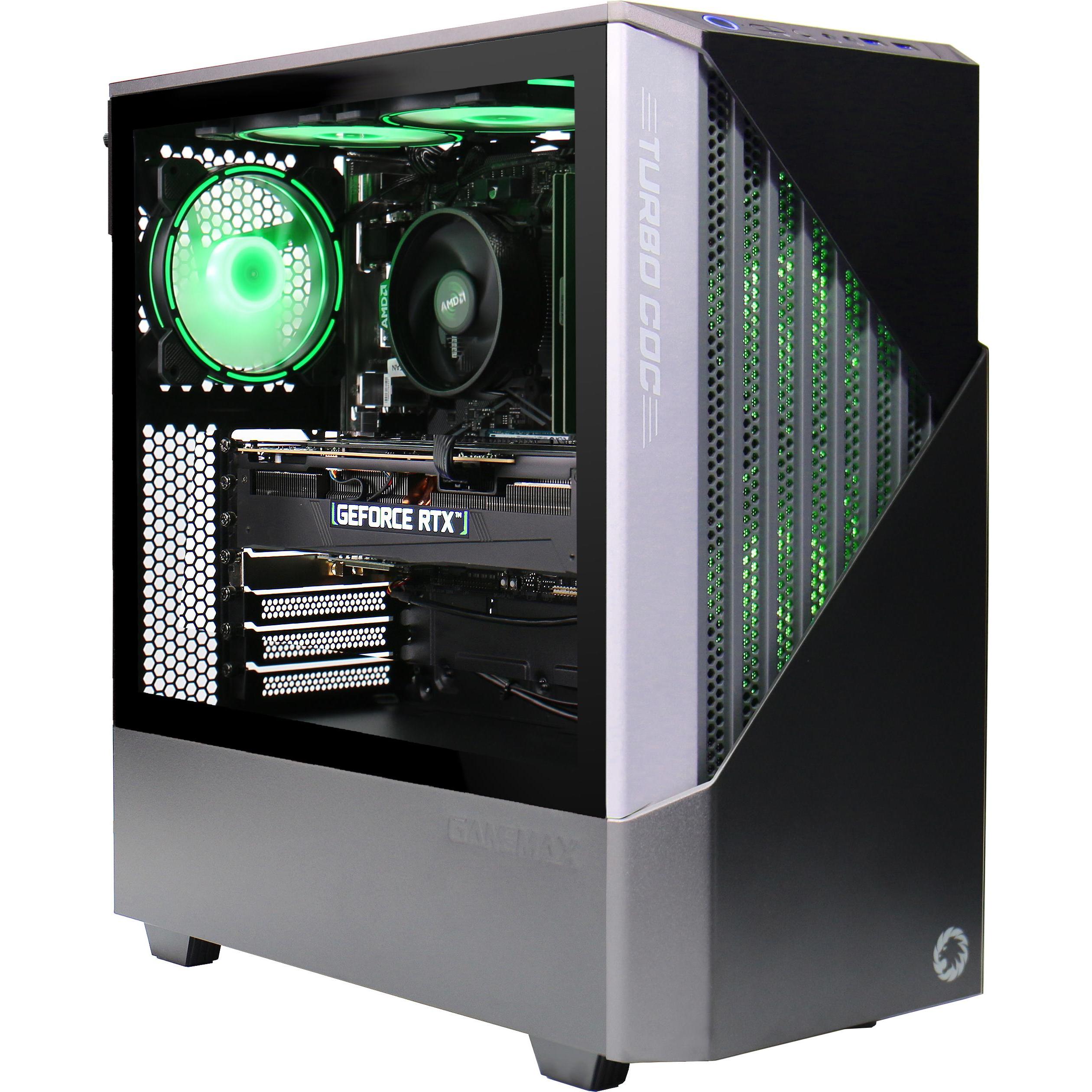 Thumbnail - GameMax Contac BG 7379 (Intel Core i5-14400F, 32 GB, 1000 GB, GeForce RTX 4070 Super), PC, Schwarz