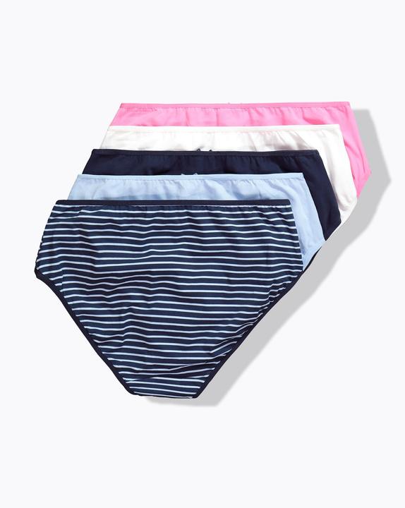 Produktbild Ulla Popken Midislips, 5er-Pack, feine Streifen (50, 5er Pack)