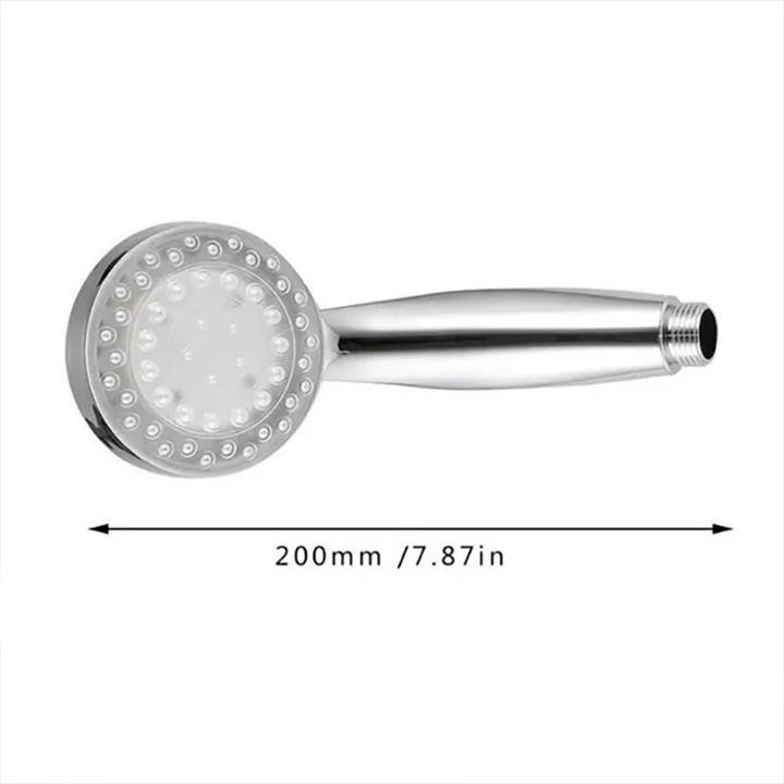 Actual product image Cbx LED shower head, shower head with 7 colours (7 Beam types)