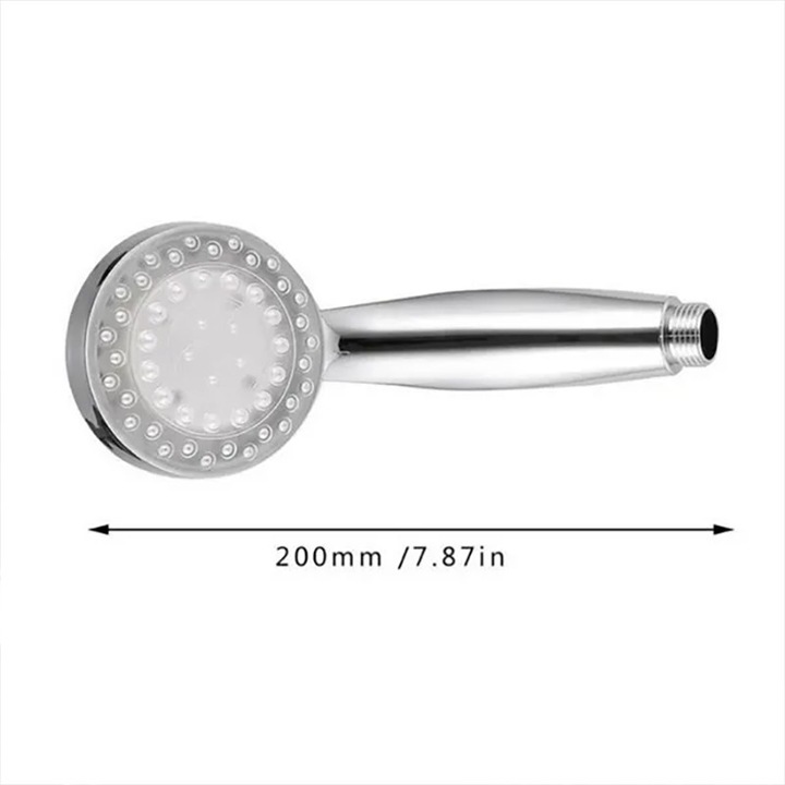 Produktbild Cbx LED Duschbrause, Duschkopf mit 7 Farben (7 Strahlarten)