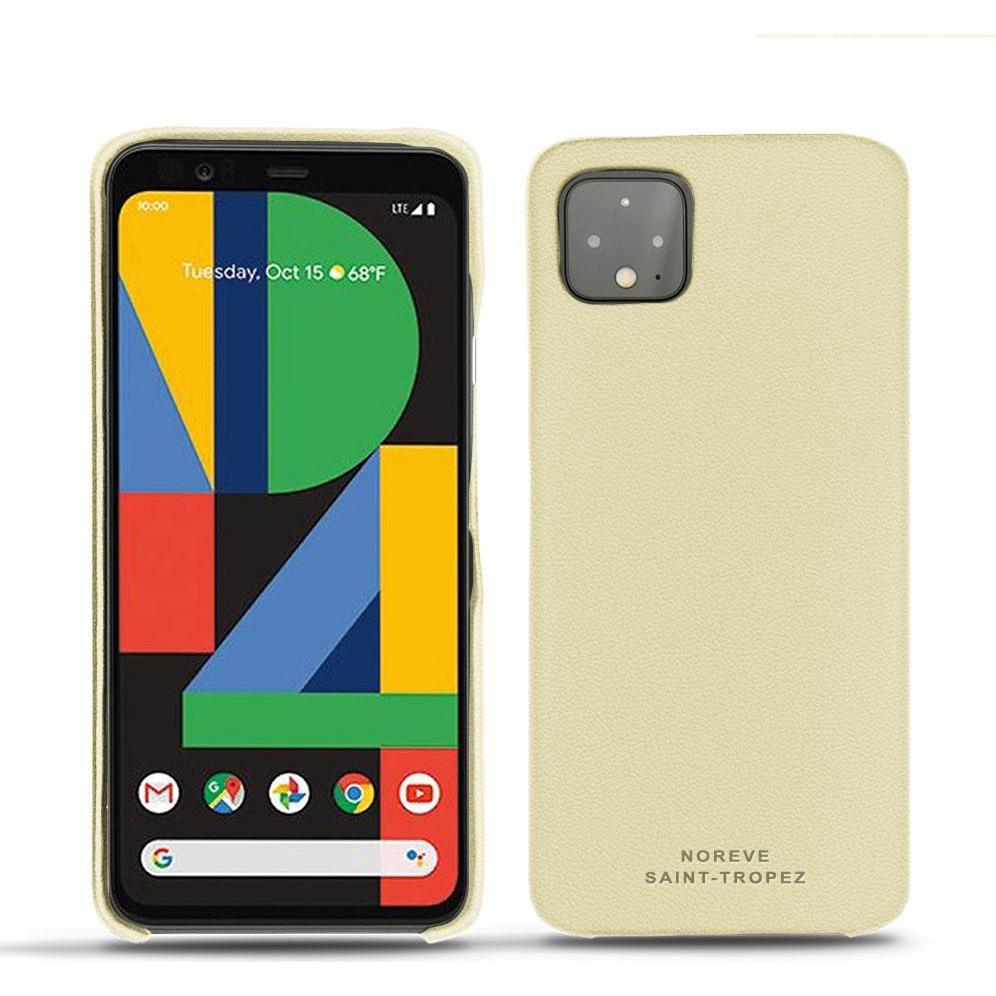 Noreve Lederschutzhülle (Google Pixel 4 XL), Smartphone Hülle, Beige