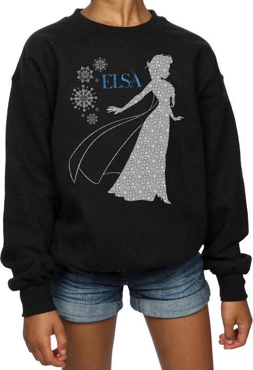Image du produit Disney - Sweat FROZEN ELSA CHRISTMAS SILHOUETTE - Fille (140, 146)