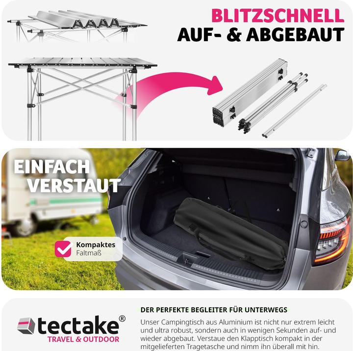 Actual product image tectake Folding table