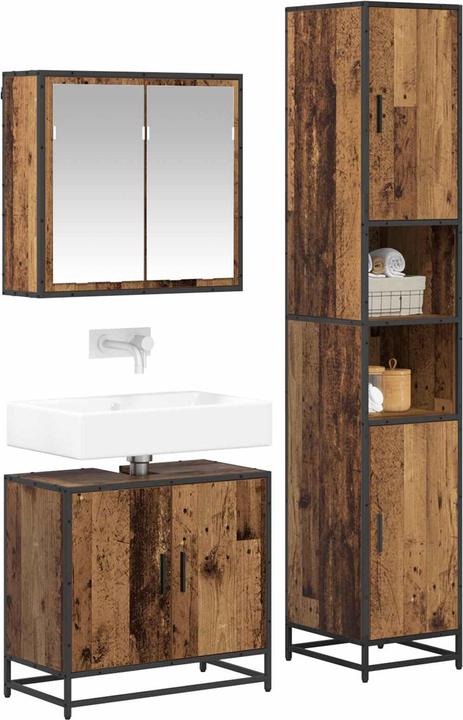 Produktbild vidaXL Badezimmermöbel Set