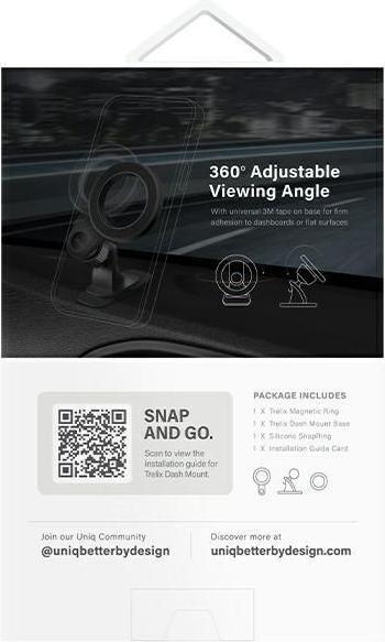 Productafbeelding Uniq Magnetyczny uchwyt sam Trelix Car Dash Mount czarny/midnight black
