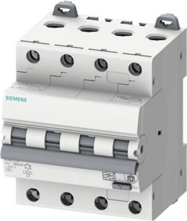 Actual product image Siemens FI/LS circuit breaker C10 3p+N 0.03A A 5SU1346-7FP10