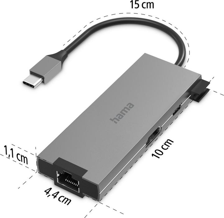 Image du produit Hama USB Hub (USB-C, 5 Ports)