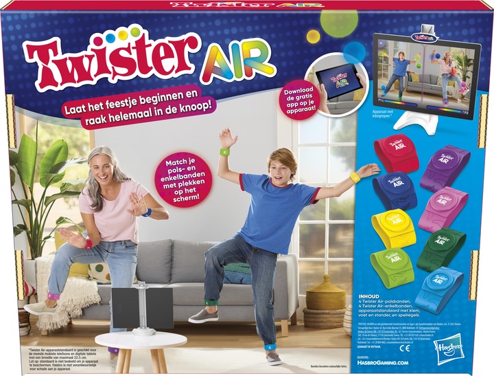 Actual product image Hasbro Gaming Twister Air (German)
