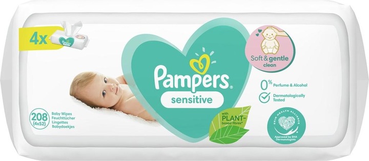 Produktbild Pampers Sensitive (208 Stück)