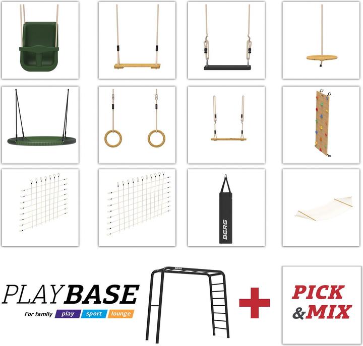 Actual product image BERG PlayBase Medium TL (2x Holzsitz)