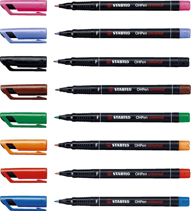 Produktbild STABILO OHPen universal Folienstift permanent (Schwarz, 0.70 mm, 1 x)