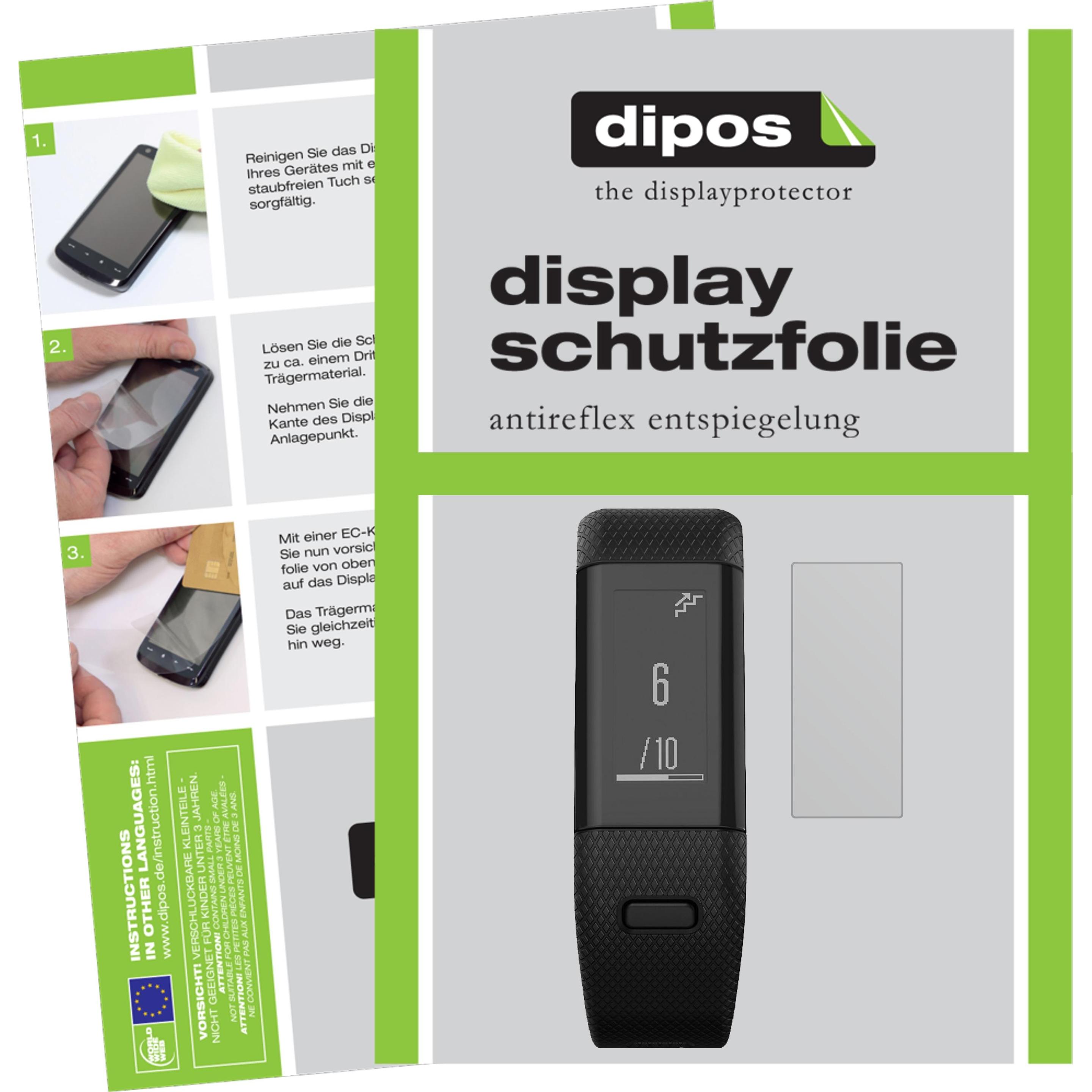 Dipos Displayschutzfolie Antireflex, Smartwatch Schutzfolie, Transparent