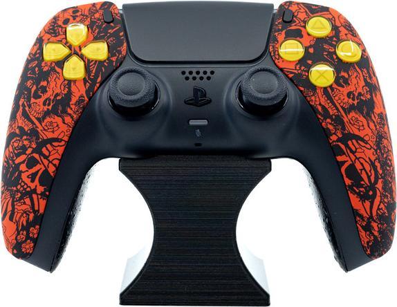 Actual product image MyController Red Skulls with programmable paddles (PS5)