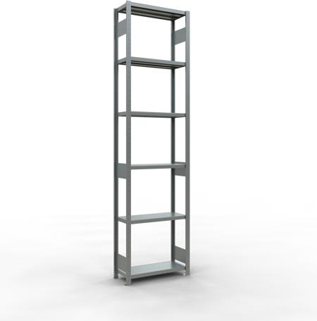 Actual product image Schulte Lagertechnik MULTIplus250 basic racking system with length ledgers