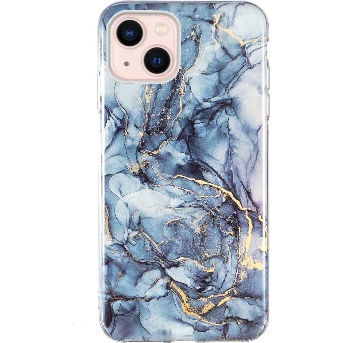 König Design Schutz Handy Hülle für Apple iPhone 15 Case Cover Marmor Bumper Etuis Schale Neu (Apple iPhone 15), Smartph...