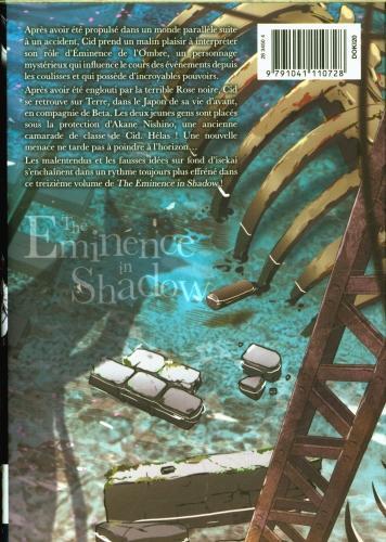 Actual product image Doki Doki L'éminence dans l'ombre. Tome 13 (French, Aizawa Daisuke, Sakano Anri, Touzai, 2024)