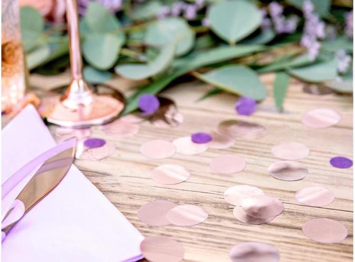 Produktbild Partydeco Streudeko Tischkonfetti Roségold (1 Stk.)